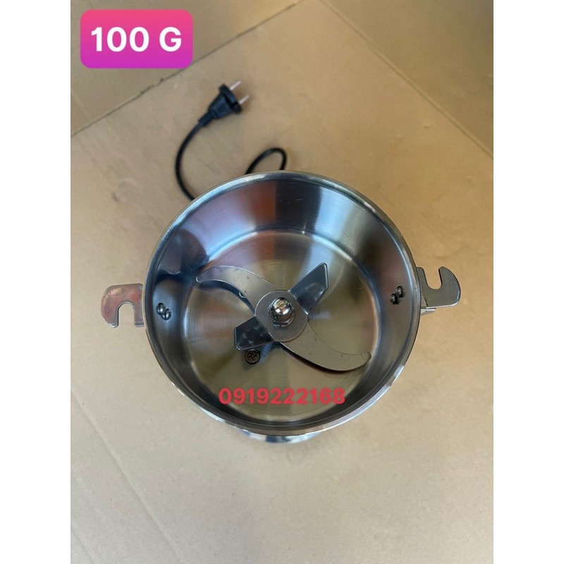 MÁY XAY BỘT KHÔ, NGŨ CỐC, GIA VỊ INOX 304 RRH-100 GRAM
