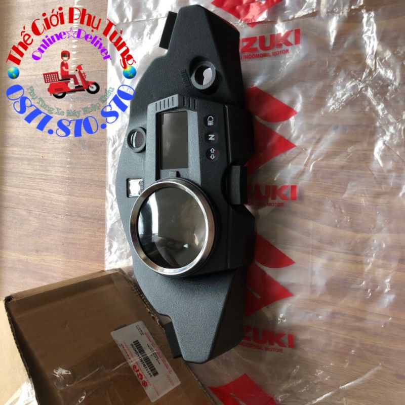 Mica - Mặt đồng hồ Raider 150 (2014-2016) zin chính hãng mới Indonesia - 34112B25GA0N000