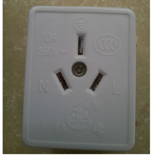 Ổ Cắm 3 Lổ Dẹt 10A 250V ZM13-10