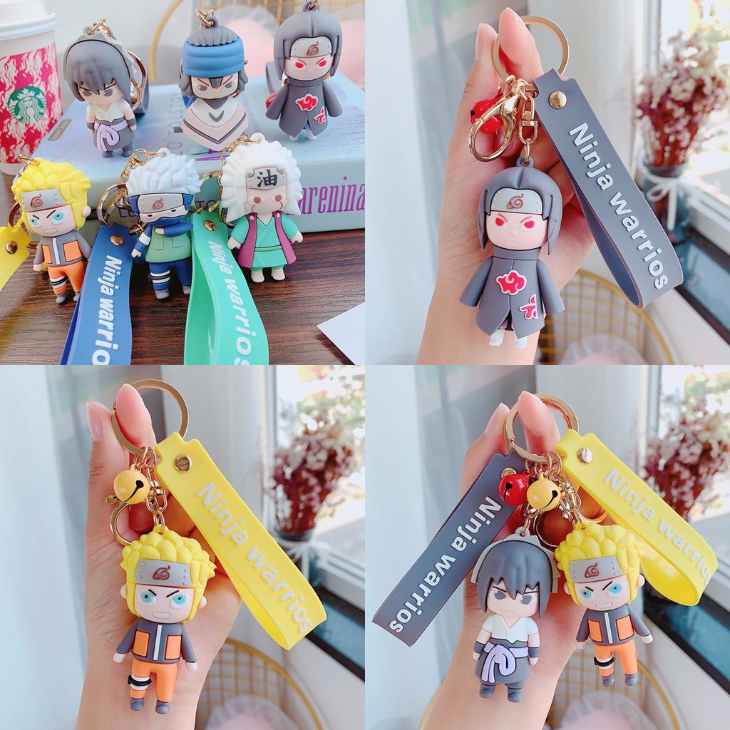 Móc Chìa Khóa Họa Tiết Hoạt Hình NARUTO Dễ Thương Bắt Mắt