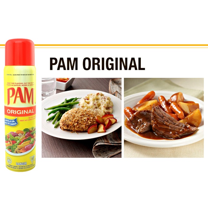 PAM Dầu Xịt Ăn Kiêng 0 calo DẦU ĂN KIÊNG PAM ORIGINAL 300gr - Gia vị Ăn kiêng giảm cân thon gọn cơ thể