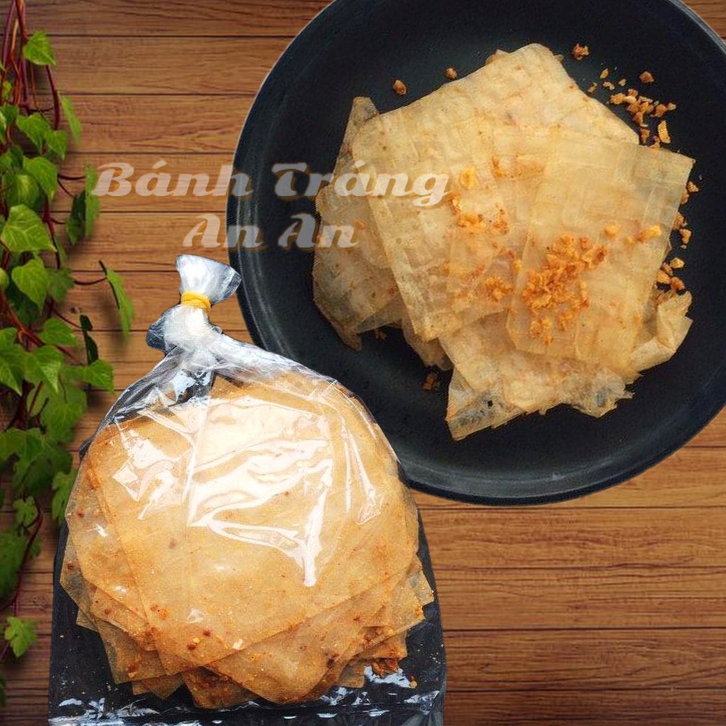 Bánh Tráng Trộn Xì Ke Muối Nhuyễn Tỏi Tây Ninh Phơi Sương Xike - 50gr - ANANFOODS - 20 BỊCH DẺO