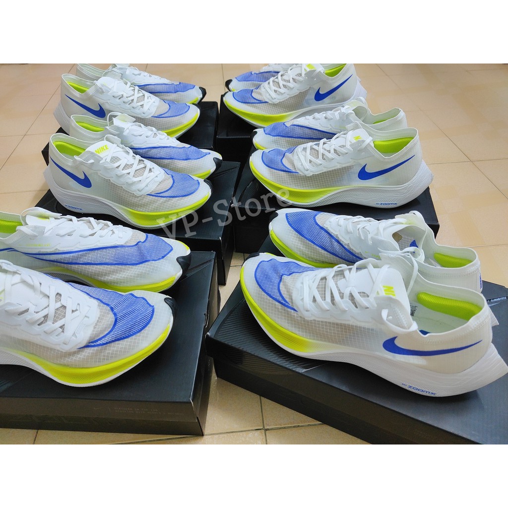 Giày Nike Vaporfly Next% "White Racer Blue"  Chính Hãng