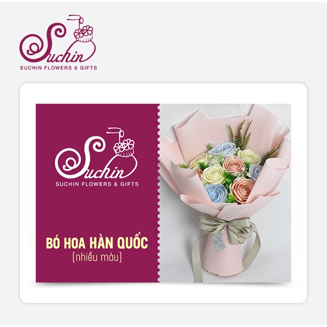 Hà Nội [Evoucher] Suchin - Bó hoa Hàn Quốc (nhiều màu)