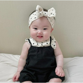 Set yếm chấm bi Partybebe Hàn Quốc cho bé
