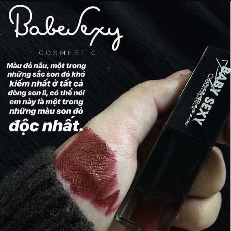 Son Kem Lì Mịn Môi BABY SEXY - Son kem Babesexy chính hãng 100% | BigBuy360 - bigbuy360.vn
