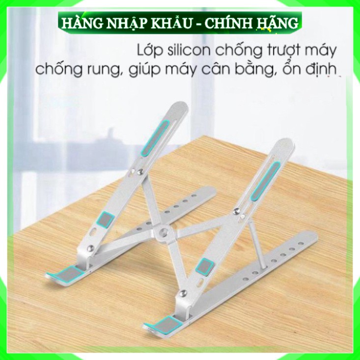 [Hàng Cao Cấp] Giá Đỡ Máy Tính Macbook, Laptop, Ipad Hợp Kim Nhôm Chắc Chắn, Thu Gọn Tiện Lợi