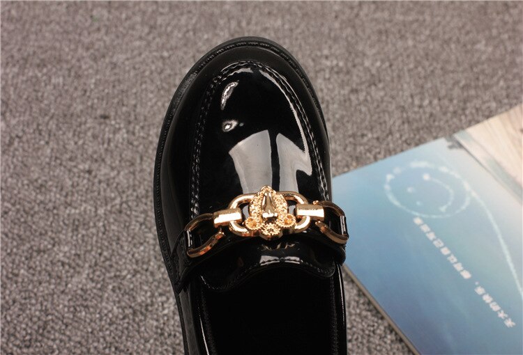 Giày da đế mềm thời trang mùa xuân anh quốc 2021 dành cho bé gái