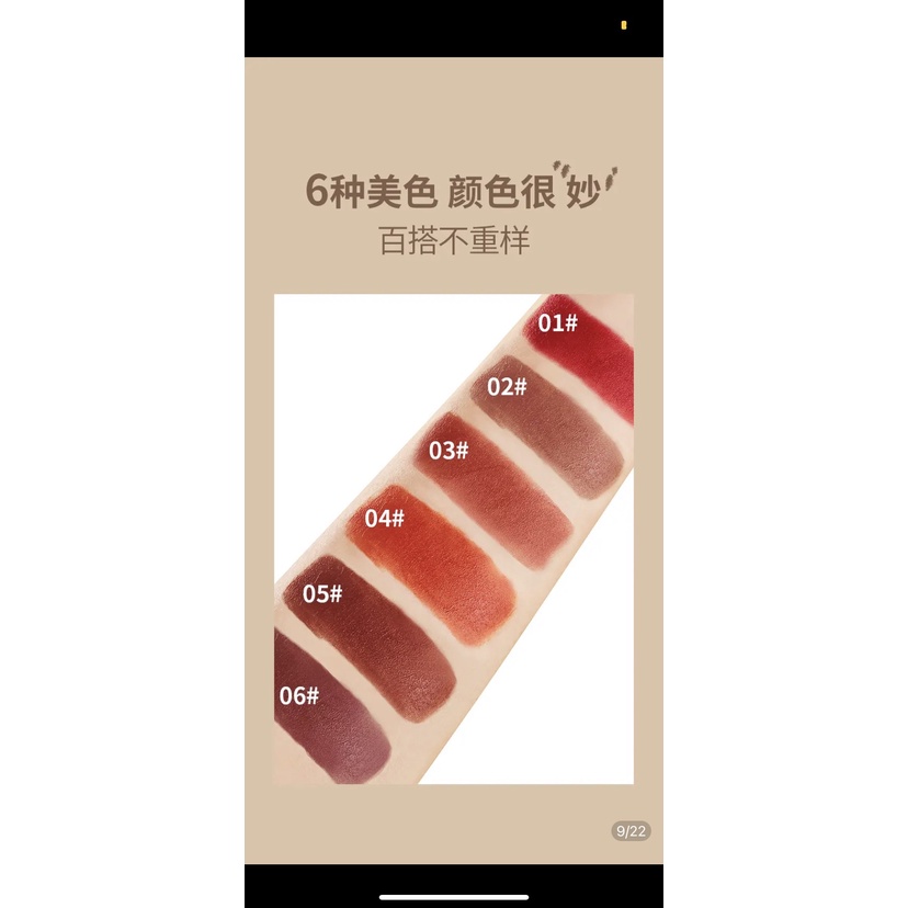 Son kem Novo xanh hiệu ứng tráng gương mềm mịn môi Chính Hãng có ảnh thật shop chụp