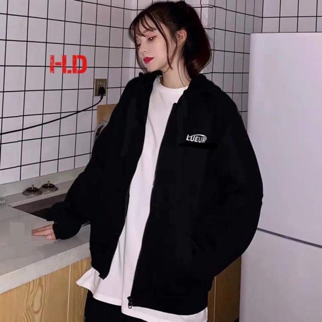 Áo khoác gió LUE logo ngực HDA1019