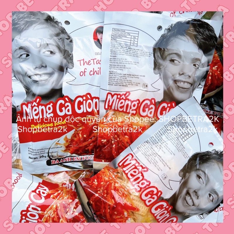 Snack Miếng Gà Giòn Cay