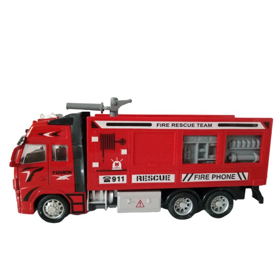 XE CỨU HỎA SẮT ĐẨY TRỚN CHẠY NHANH Scale 1:38