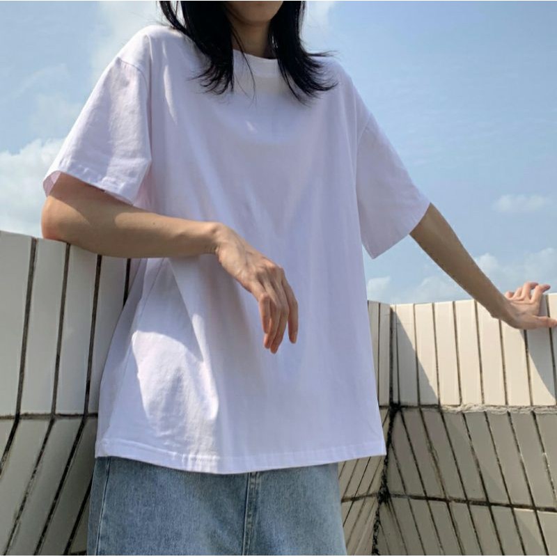 Áo thun Trơn nhiều màu cotton