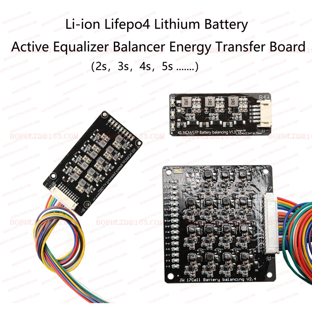 Li-ion Bảng Mạch Cân Bằng Năng Lượng Pin lithium lifepo4 bms 1.2a