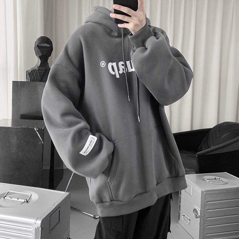 Áo Hoodie Nam Nữ Vải nỉ Form Rộng Không Xù Lông Unisex