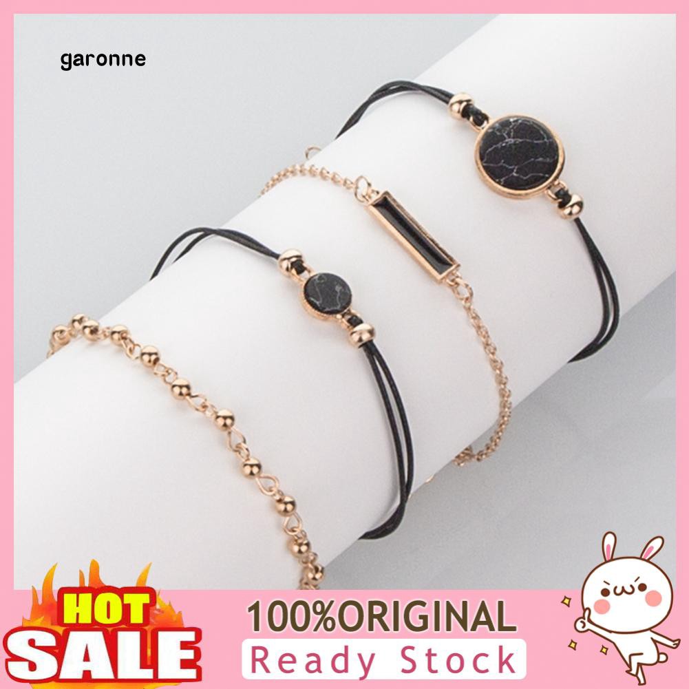 Set 4 Vòng Tay Phong Cách Bohemian Thời Trang Cho Nữ