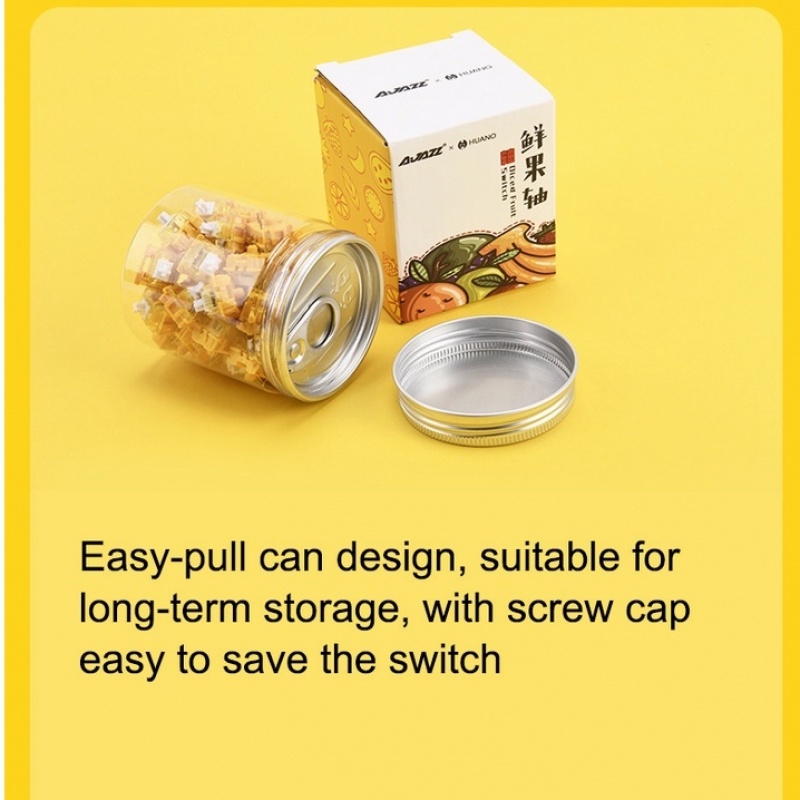 46 cái / hộp Ajazz Huanno Fruit 3 Pin Công tắc xúc giác Công tắc im lặng cho bàn phím cơ chơi game Tương thích