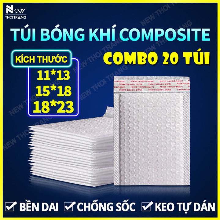 Combo 20 Túi Bóng Khí Gói Hàng Chống Sốc - New Thoi Trang