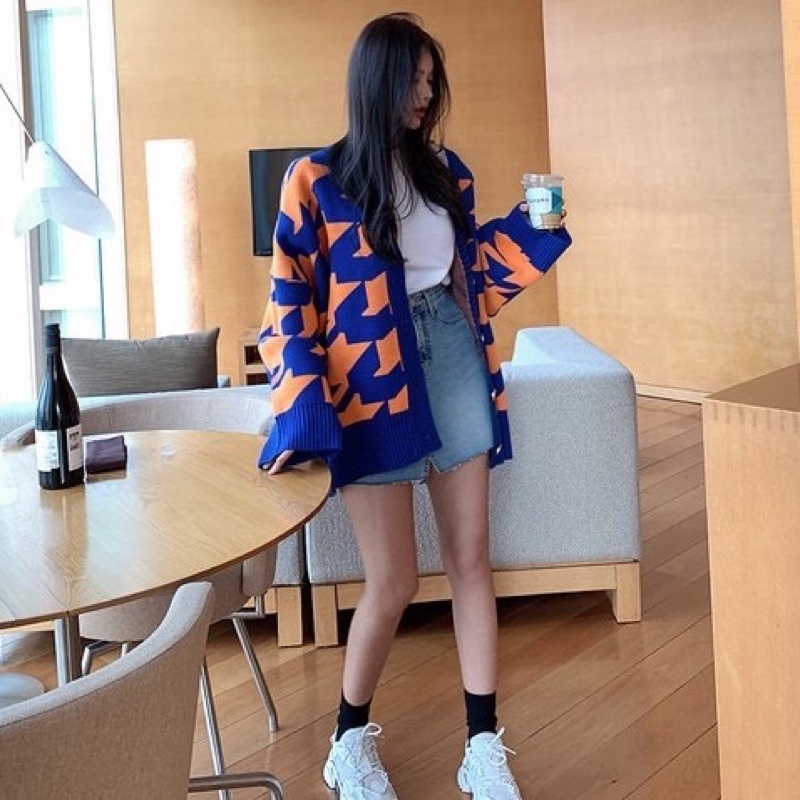 ÁO KHOÁC CADIGAN HOẠ TIẾT ZICZAC DÁNG VỪA DÀNH CHO MÙA THU ĐÔNG