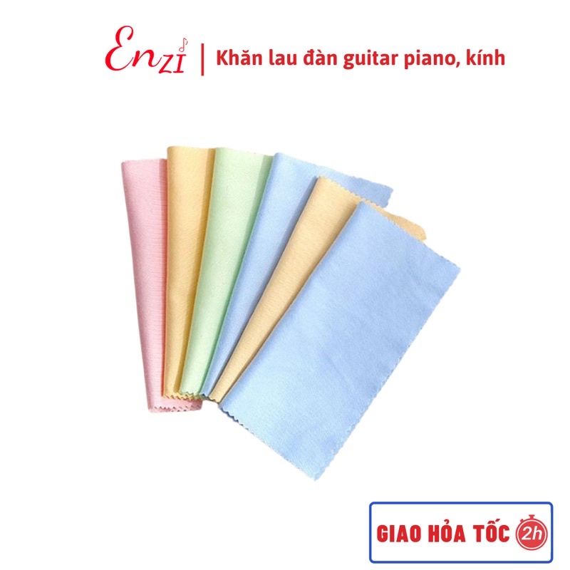 Khăn lau làm sạch nhạc cụ sợi nhỏ cho đàn Guitar Violin Ukulele Piano Enzi