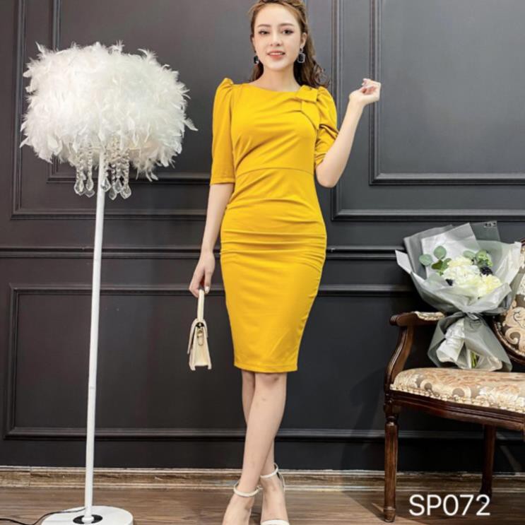 ADIOS Váy body công sở quyến rũ, váy body chốt đá vai siêu xinh SP072 | BigBuy360 - bigbuy360.vn