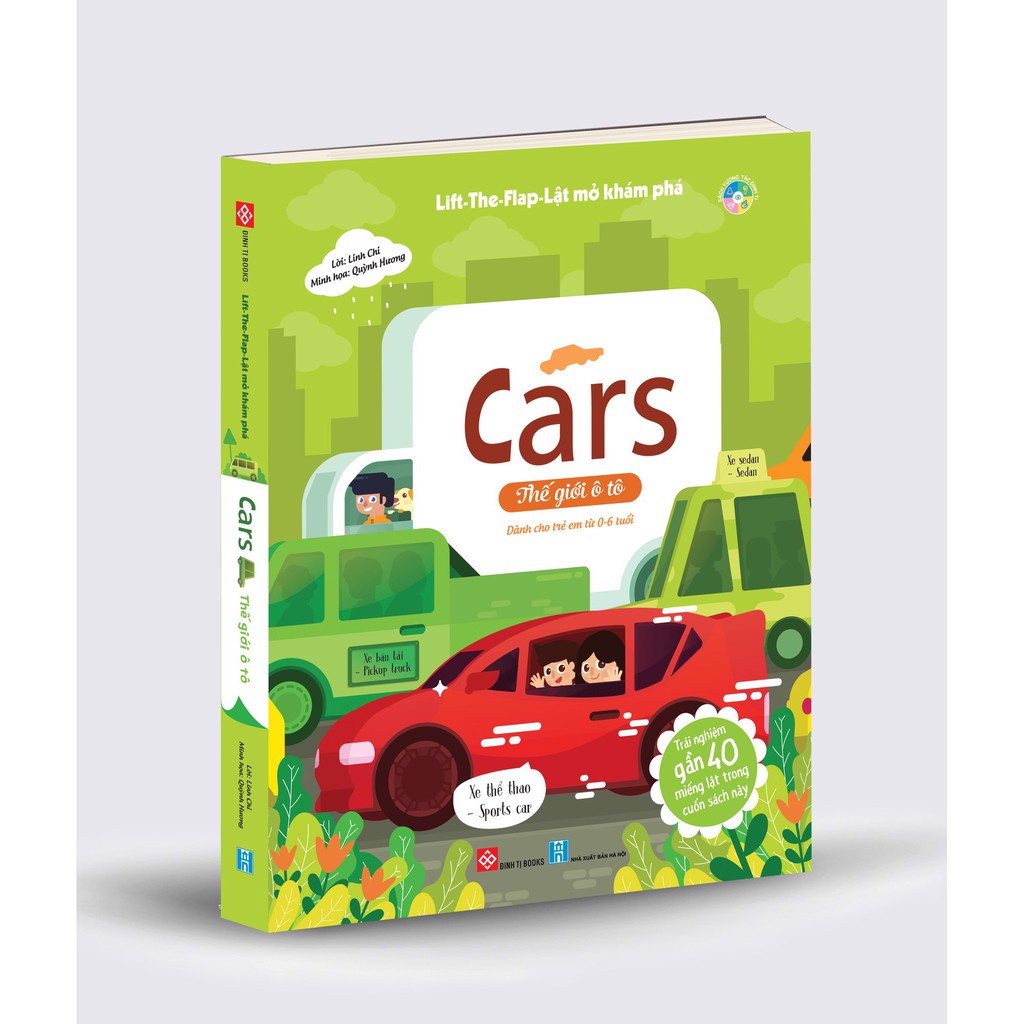 Sách -Lift-the-flap - Lật mở khám phá - Cars