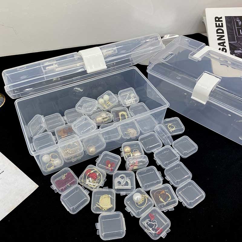 Hộp Đựng Trang Sức Trong Suốt Chống Bụi Bẩn Chống Oxy Hóa Tiện Dụng