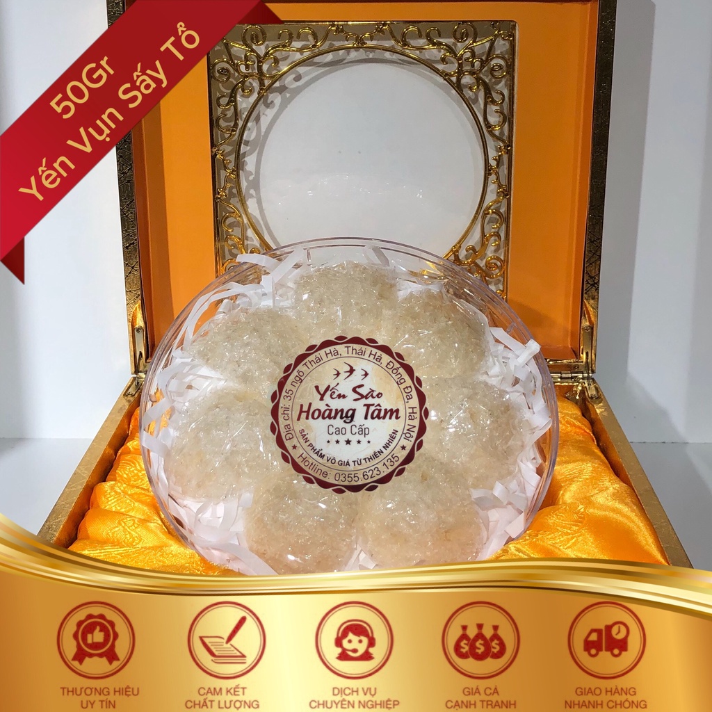 ✔ [30-50-100gr] YẾN VỤN KHÁNH HÒA (4 tổ/30gr) (5-7 tổ/50gr) (10-14 tổ/100gr) + Quà Tặng Kèm