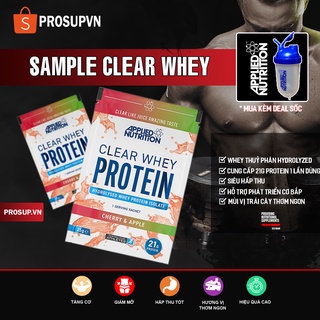 Clear Whey ( Sample 1 lần dùng ) – Applied Nutrition – Whey protein cao cấp [ Hydrolize ] Sữa tăng cơ, tăng cân tót nhất