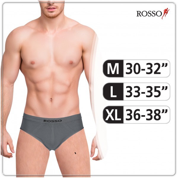 Quần Lót Nam Rosso Seamless Cao Cấp kiểu dáng Bikini- Nhập Khẩu Thái Lan Thun lạnh 4 chiều