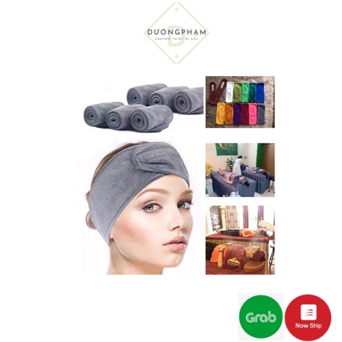 Băng Đô Quấn Tóc Chất Đẹp Cho Spa Và Slon (Chất Liệu Vải Microfiber)