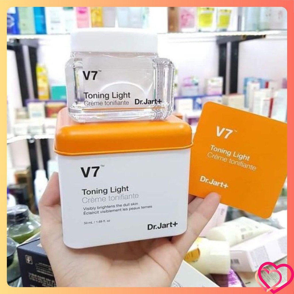 [Chính Hãng] Kem Dưỡng Trắng Da - Kem Dưỡng Da Chuyên Sâu Và Ngừa Thâm Nám V7 Toning Dr.jart + 50ml