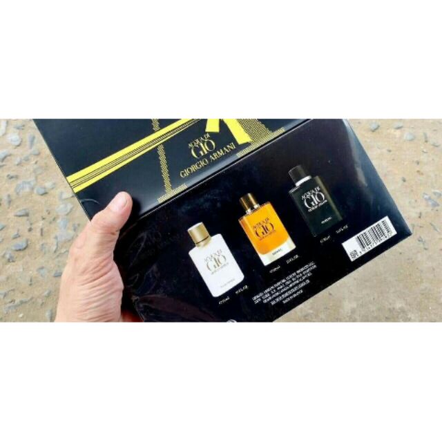 Set Nước hoa ACQUADI GIO 3 Chai