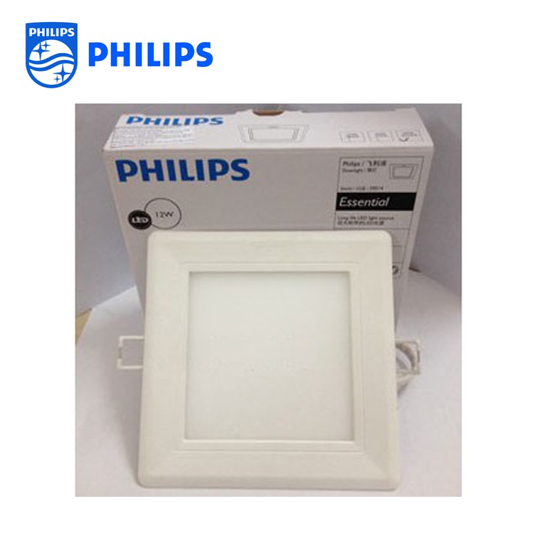 Đèn Âm Trần Vuông PHILIPS 59514 D120 Ánh Sáng Vàng Bảo Hành 2 Năm