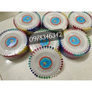 Đinh ghim 7 màu ( 1 vỉ = 40 kim)