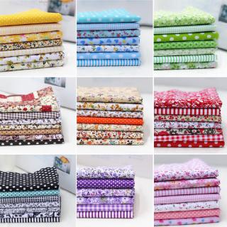 Gói 7 miếng vải 25*25cm in họa tiết nhiều mẫu mã dùng làm thủ công