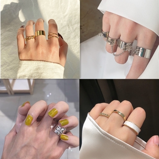  Nhẫn Phối Dây Xích Phong Cách Hiphop Cá Tính Độc Đáo