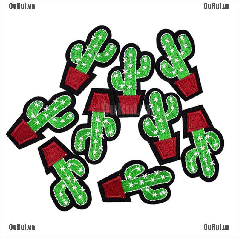 Bộ 3 Miếng Ủi Quần Áo Hình Cây Xương Rồng Dễ Thương