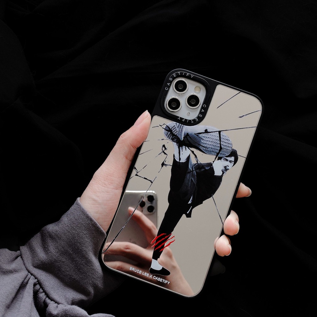 【Luxury + Mirror casetify 】case iphone 11 pro max iphone 6 plus iphone xs max iphone 12 pro max iphone xr iphone se2020 iphone 6s case iphone 7 plus iphone 8 pls iphone 12 mini Mặt Gương Chống Sốc Cho