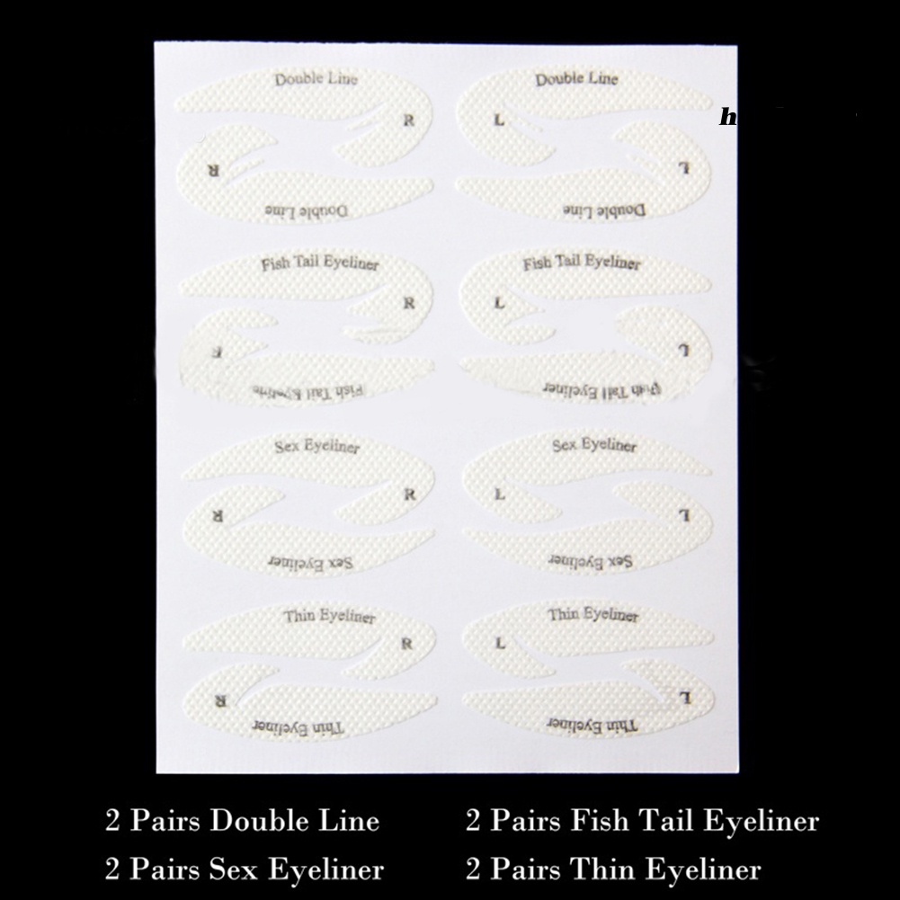 [Hàng mới về] Set 32 Khuôn Kẻ Mắt Nhanh Chóng Tiện Dụng | BigBuy360 - bigbuy360.vn
