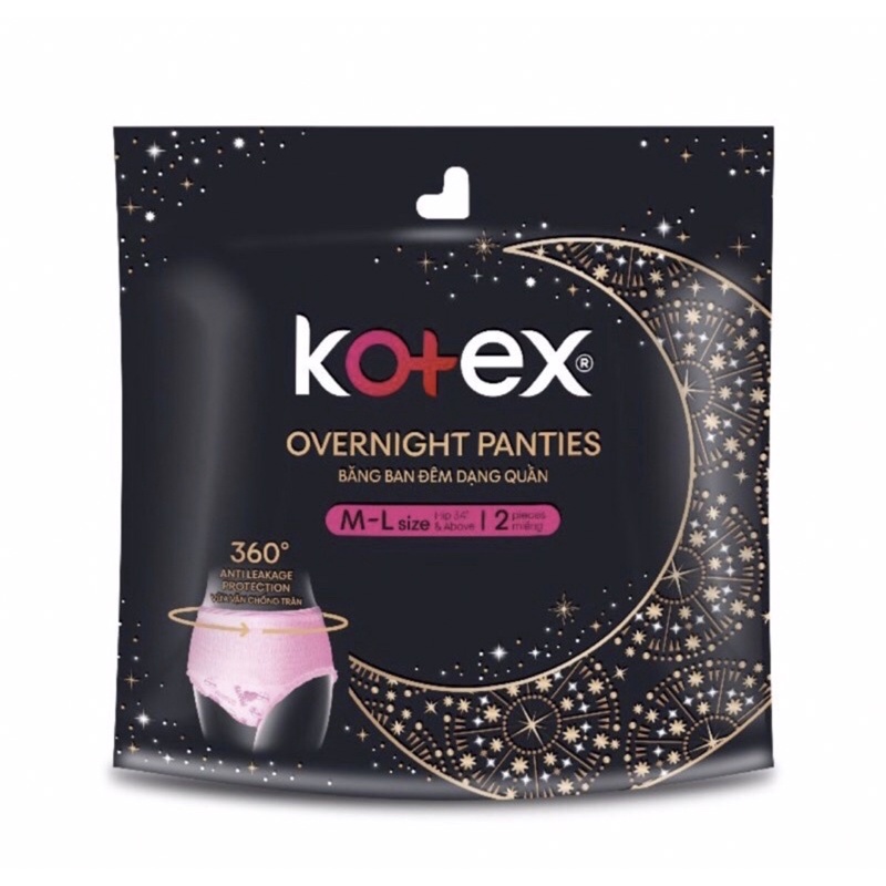 ( 1 thùng 16 gói) Băng Vệ Sinh Quần Kotex 2 miếng