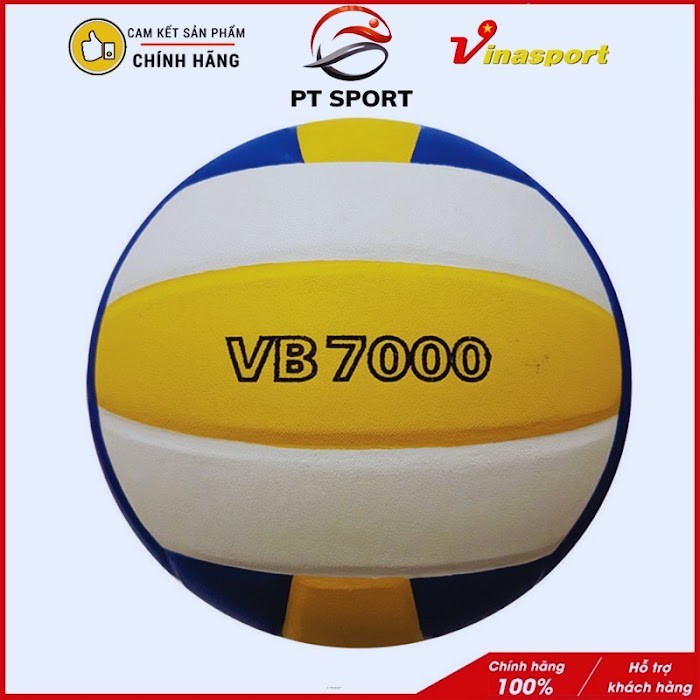 Bóng chuyền Thăng Long da Nhật VB7000 tặng túi lưới đựng bóng và kim bơm tiêu chuẩn
