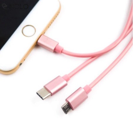 Dây Cáp Cuộn Sạc Nhanh 3 ĐẦU RÚT MicroUSB,Type C,IPDây TPE Lõi Đồng Thông Minh Siêu Bền Redminshop