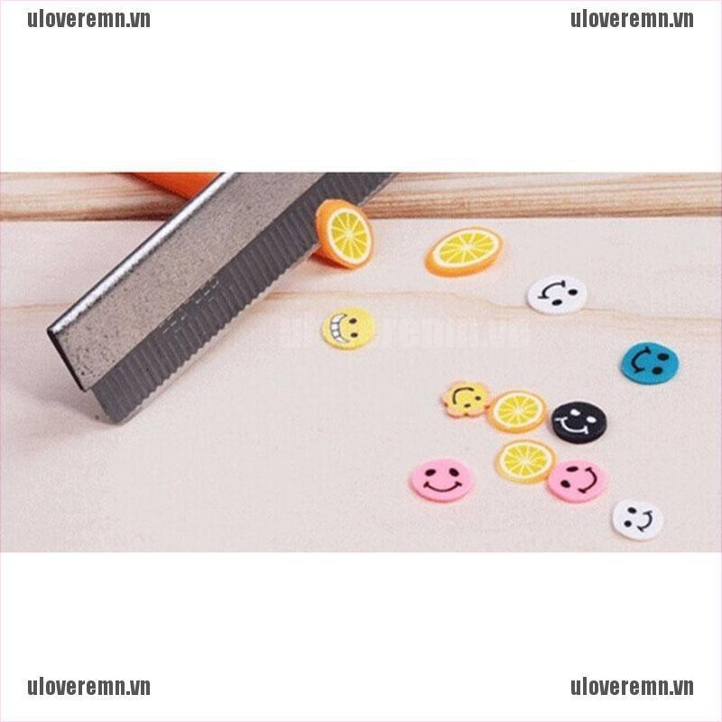 Bộ 1000 Miếng Dán Móng Tay 3D Hình Động Vật Trái Cây Đất Sét DIY