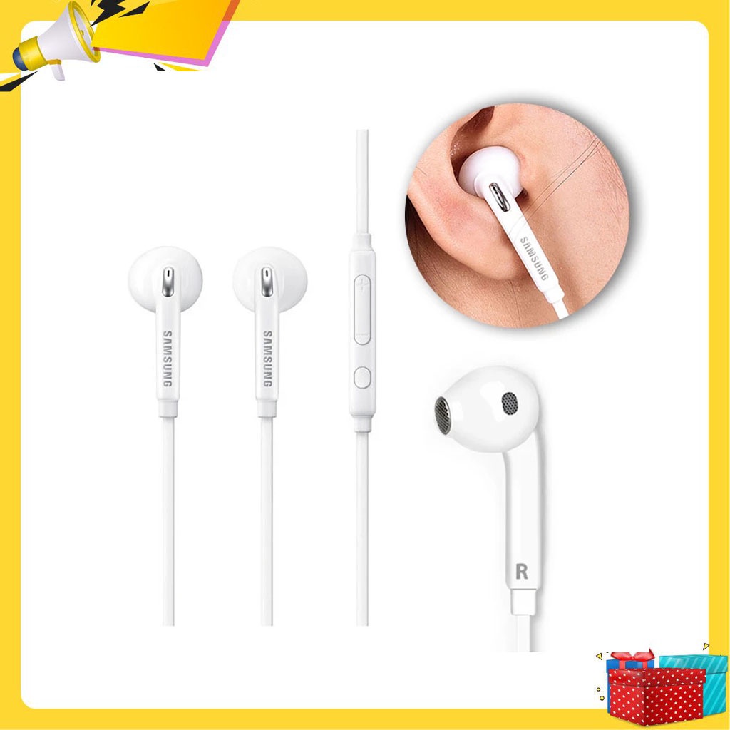 Tai Nghe Nhét Tai Samsung Bass Hay Chân Tròn 3.5mm In-ear  Tương Thích Với Điên Thoại Samsung, Oppo, Xia