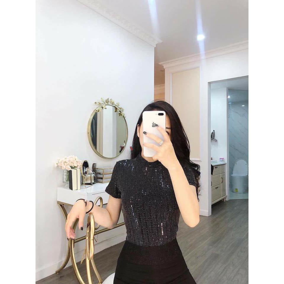 Quần Legging cạp cao kim tuyến kèm hộp cao cấp