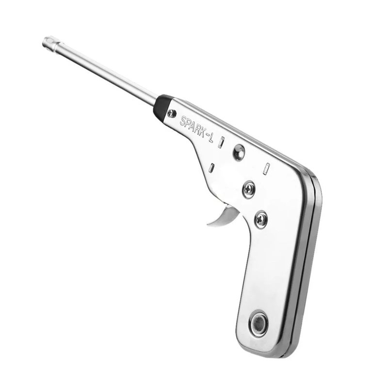 Súng mồi lửa bếp gas SPARK-L Toàn thân inox, Công nghệ NHẬT BẢN dài 37cm, 57cm