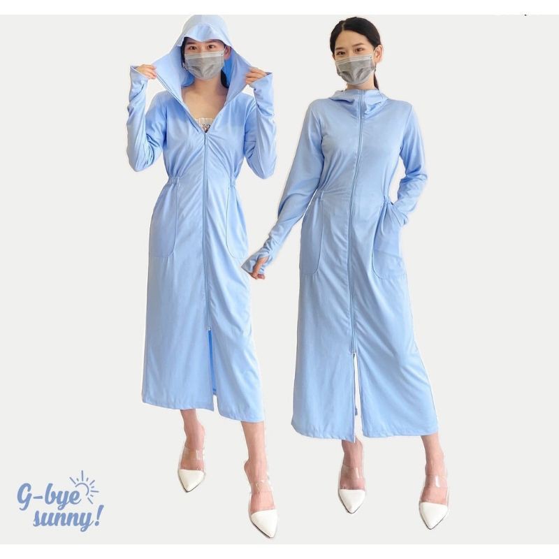 Áo chống nắng nữ dài toàn thân thông hơi chất vải kim cương dày dặn siêu mát hàng đẹp
