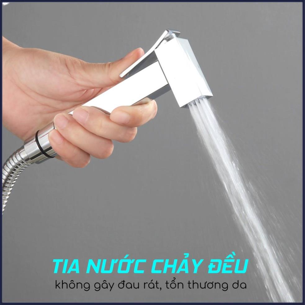 Bộ vòi xịt vệ sinh đa năng chất liệu đồng mạ crom mặt gương bóng HIWIN PJF-2020