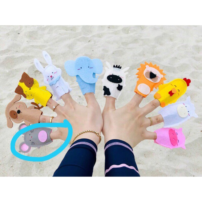 Rối ngón tay con thú